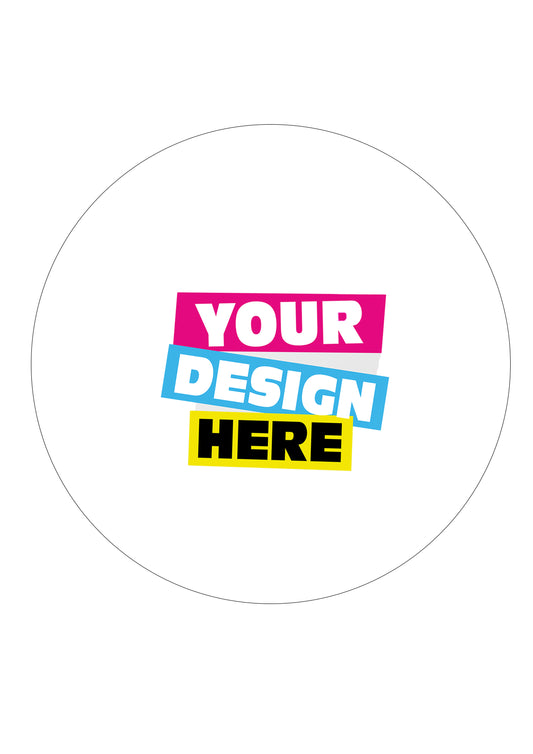 Decal Sticker Circle Laminated