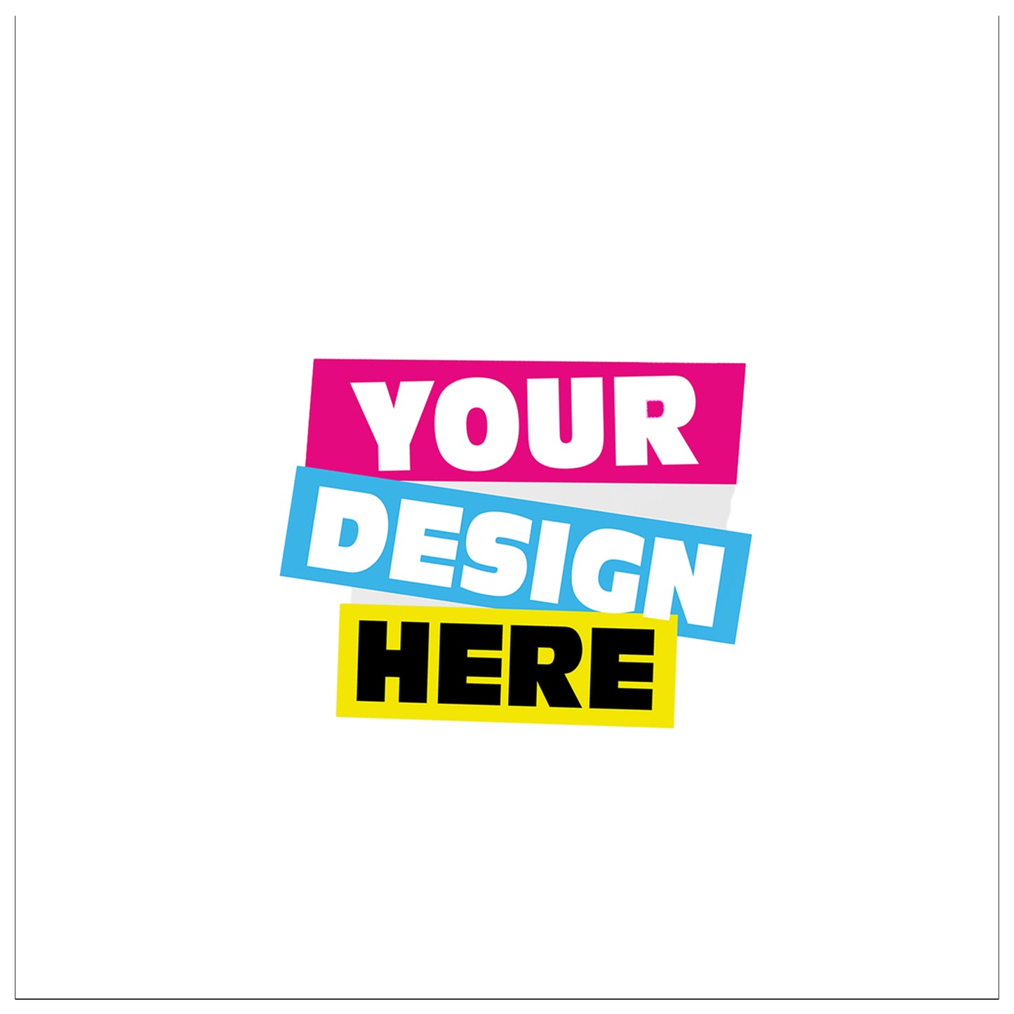 Decal Sticker Square Laminated